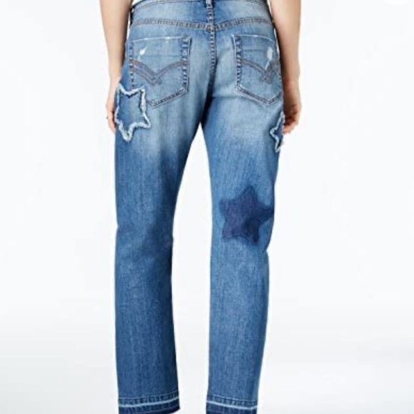 NWT $99 William Rast | Timberlake |Best Friend | Timber | Star Patch Jeans - Picture 5 of 13